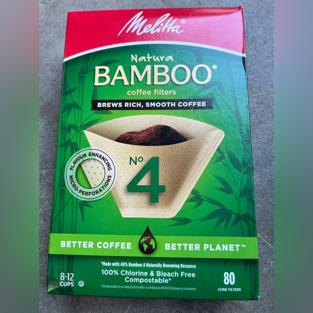 🌙 RR1 - Melitta Natura Bamboo Coffee Filters